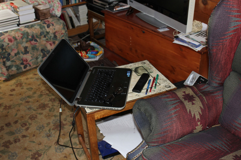 James McMichael's computer